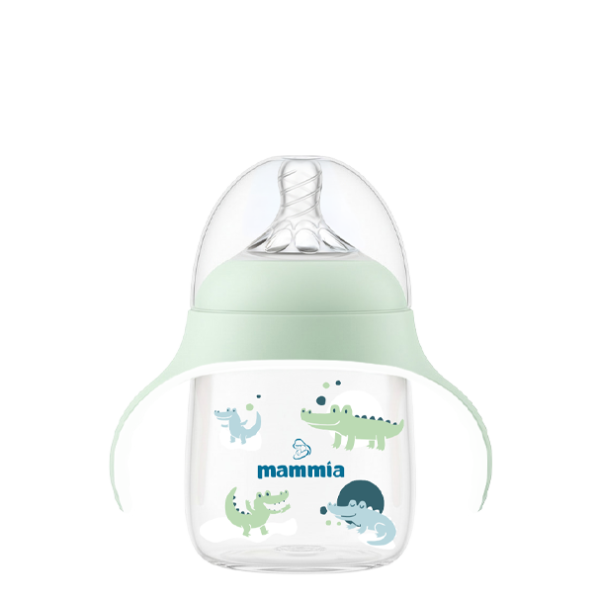 biberon évolutif 2en1 à Poignée Ergonomique 300 ml Mint -  Mammia