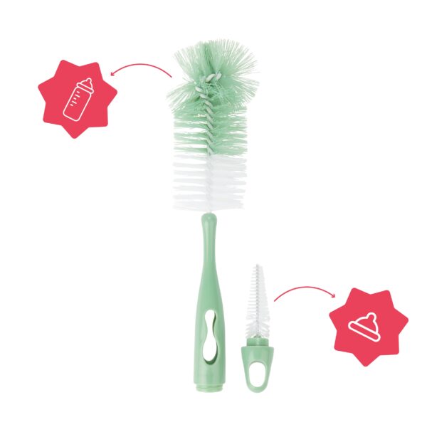 Goupillon pour biberon 2 en 1 - Badabulle