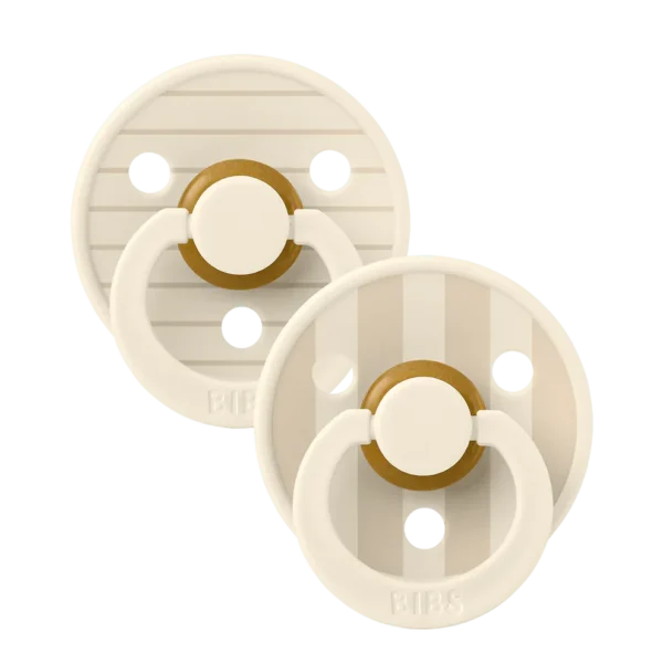 Bibs Lot de 2 Sucettes Ivory vanilla mix 6 -18 mois
