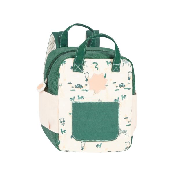 Sac à dos pour tout-petit Badabulle Safari vert - Badabulle