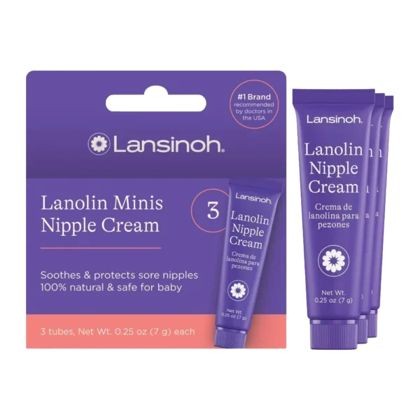 Crème pour mamelons à la lanoline 3 x 7 ml - Lansinoh