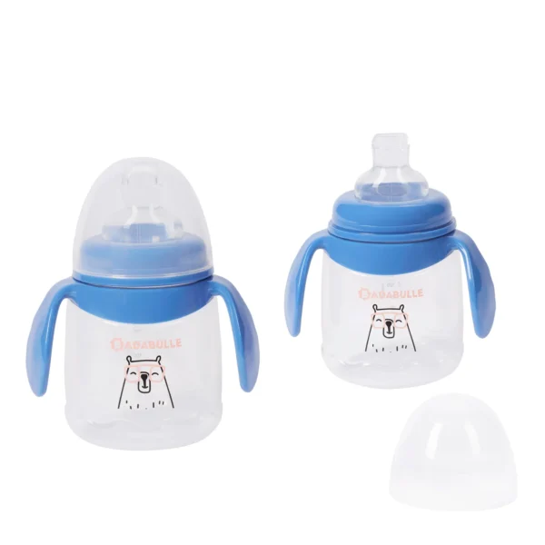 Tasse anti-fuite bec en silicone souple 180 ml - Badabulle