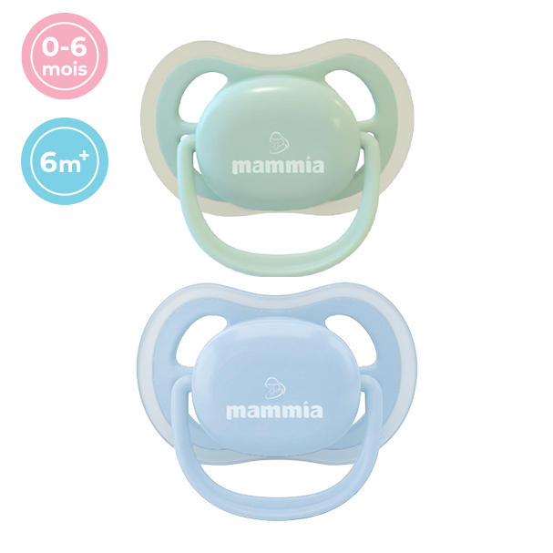 Lot de 2 Sucettes Orthodontique Natural tanger