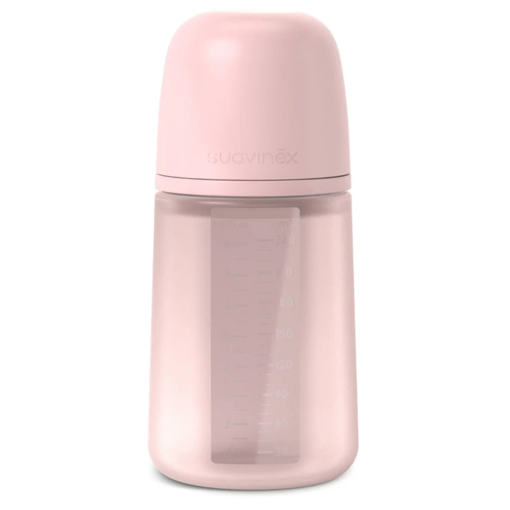 babylab-Biberon-Tetine-Symetrique-SX-Pro-rose-240ml-suavinex