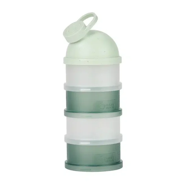 Boîte distributrice de doses pour lait en poudre Vert minéral - Babymoov