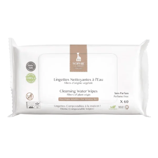 Lingettes Nettoyantes à L'eau 60* Bébé et Enfant-Sophie La Girafe