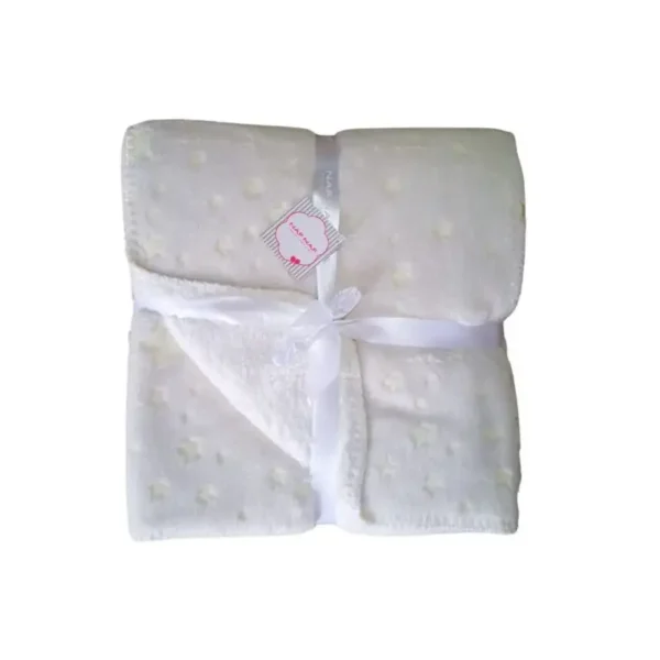 Couverture pour bebe blanc- Naf Naf