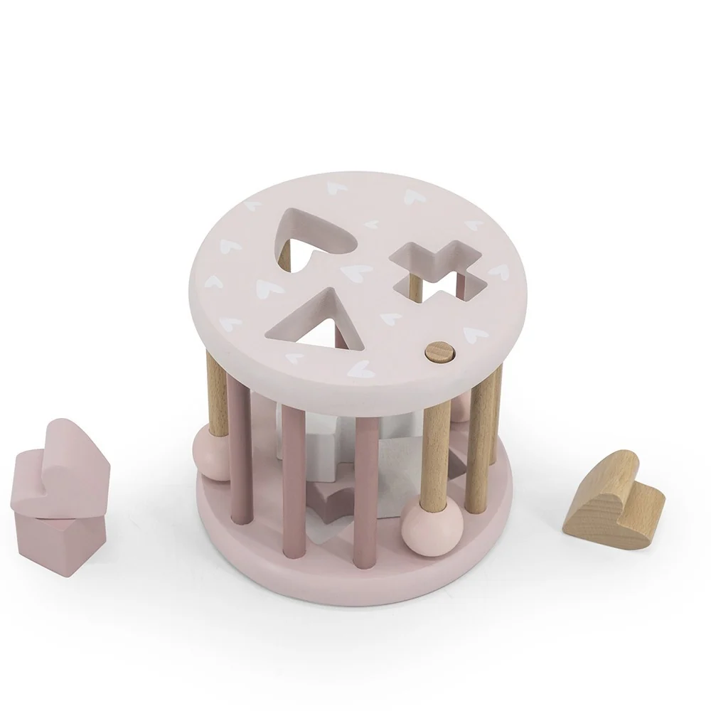 roue-de-tri-des-formes-vert-rose-educatif-montissori-en-bois-12m+label -tanger